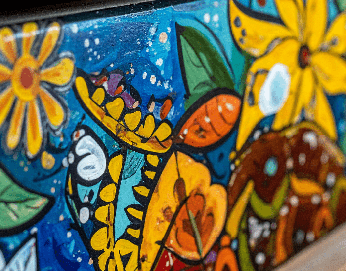 German Folk Art Painting